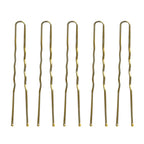 U-formade hårnålar – Chignon Pins 120 st. 5,6 cm guld