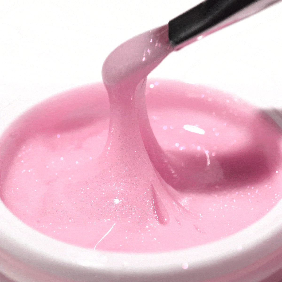 Sparkle pink Bygg gelé - 30 g