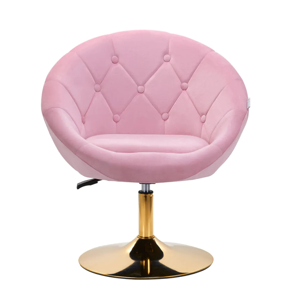 4Rico snurrstol QS-BL12G rosa