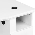 MOMO L01 nagelbord med utsug vit