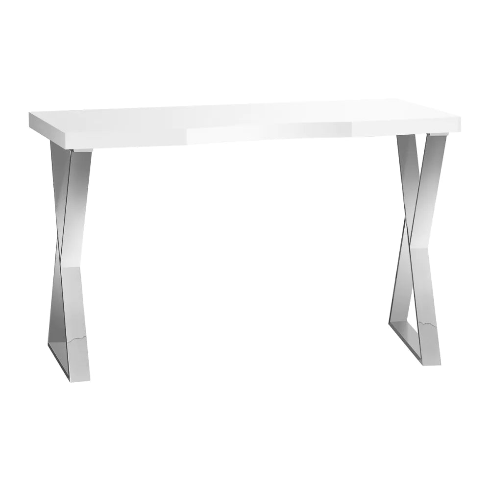 Momo 04-BL White Cosmetic Table - Professional Makeup Table for Beauty Salons
