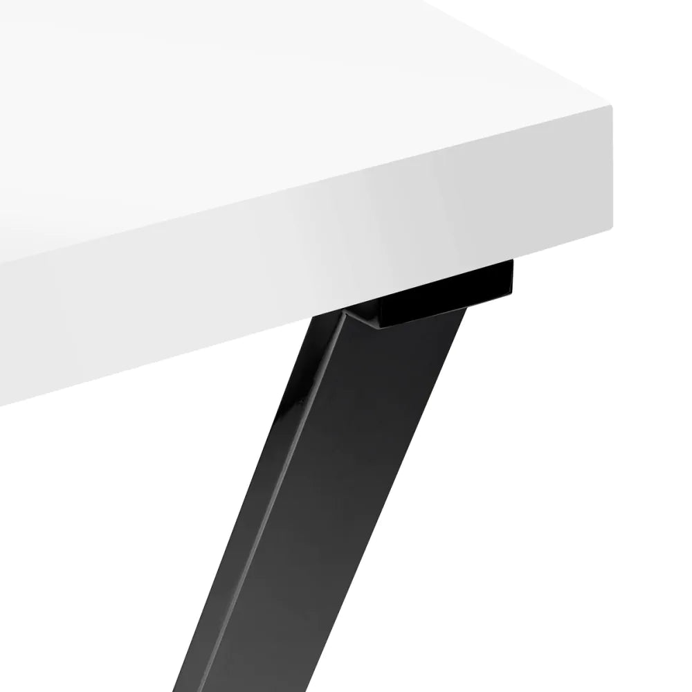 Momo 04-BL White Cosmetic Table - Professional Makeup Table for Beauty Salons