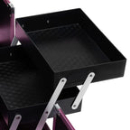 Professionell Verktygslåda 40 tum för Mobila Stylister – Rosa