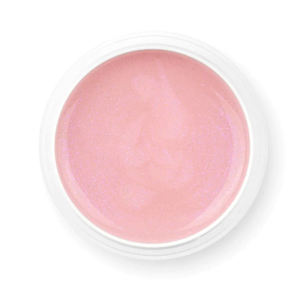 Claresa Soft&Easy buildergel  rosa med skimmer 12 g