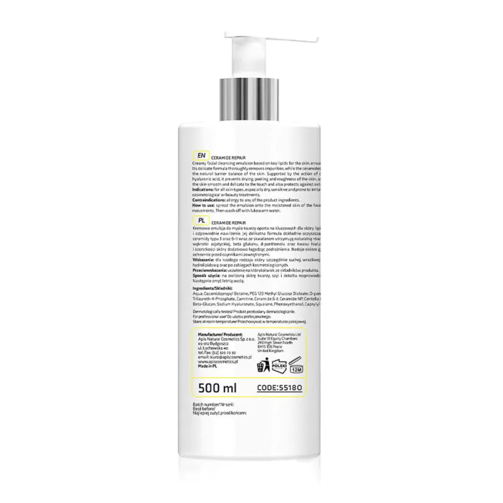 Apis Ceramide Repair Ansiktsrengörande Emulsion med Ceramider & Betaglukan