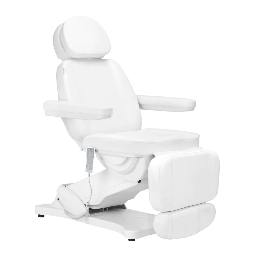 Sillon Classic v2 elektrisk kosmetikstol, 3 motorer med värme, vit
