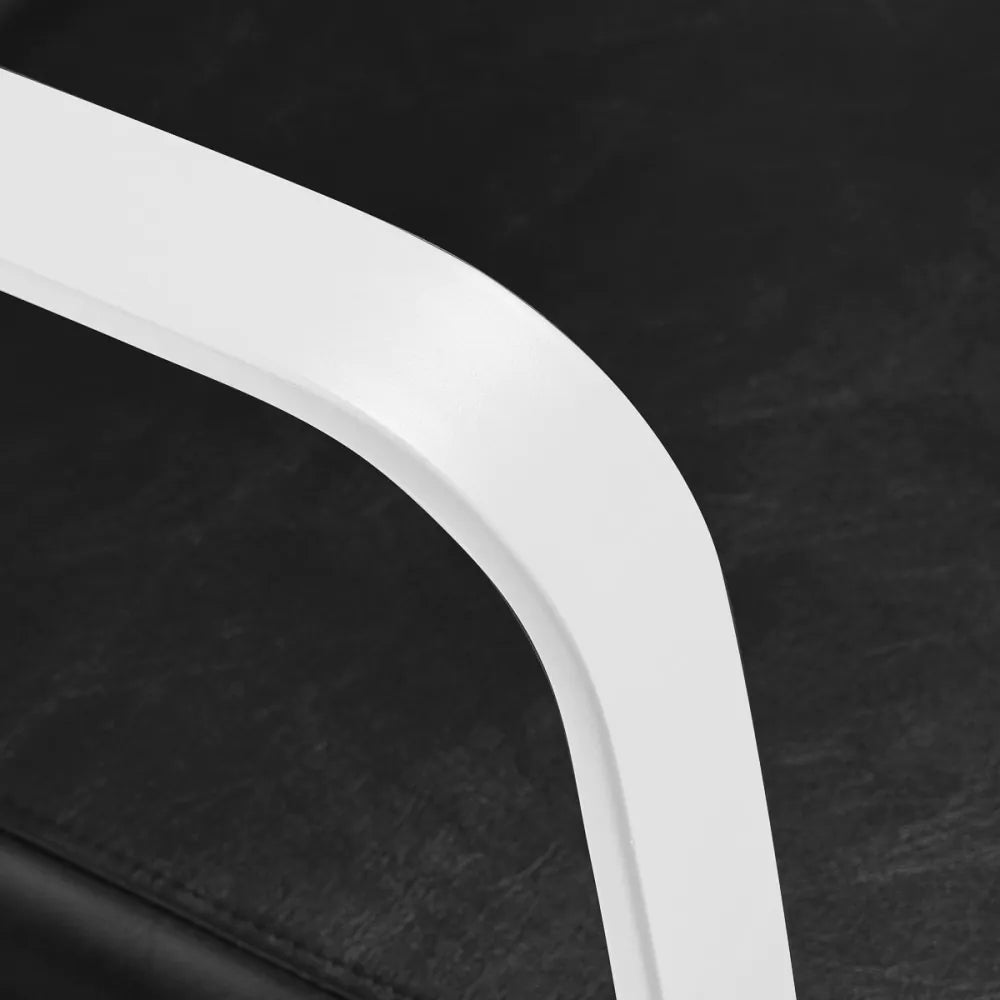 Gabbiano Porto GM frisörstol  vit-svart