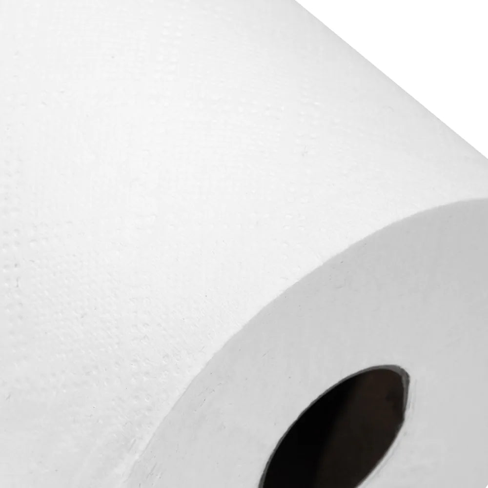 Vit Bänkrulle med Pappersbaksida – Engångsrulle 60 cm x 80 m