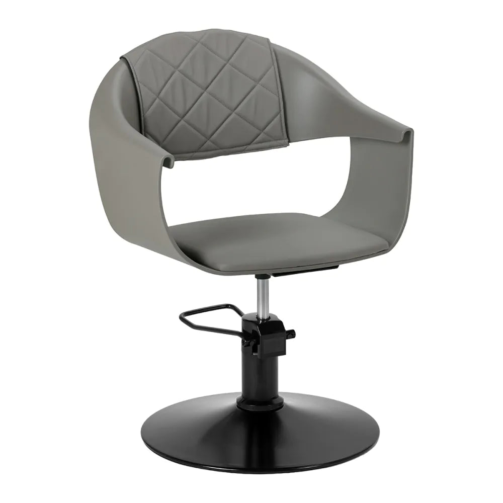 Hair System Halo Noir Svart Frisörstol – Hydraulisk & Minimalistisk