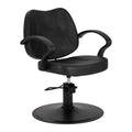 Hair System Borneo Svart Frisörstol – Hydraulisk & Minimalistisk