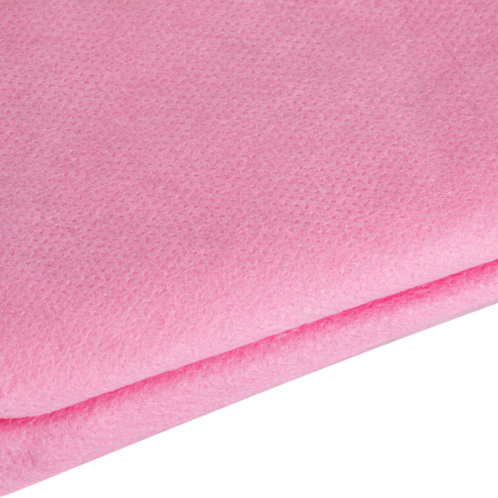 Engångssängöverdrag med Resårband – Non-woven, Rosa, 10-pack