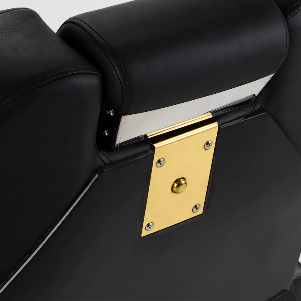 Hair System New York Svart Barberstol – Hydraulisk & Justerbar