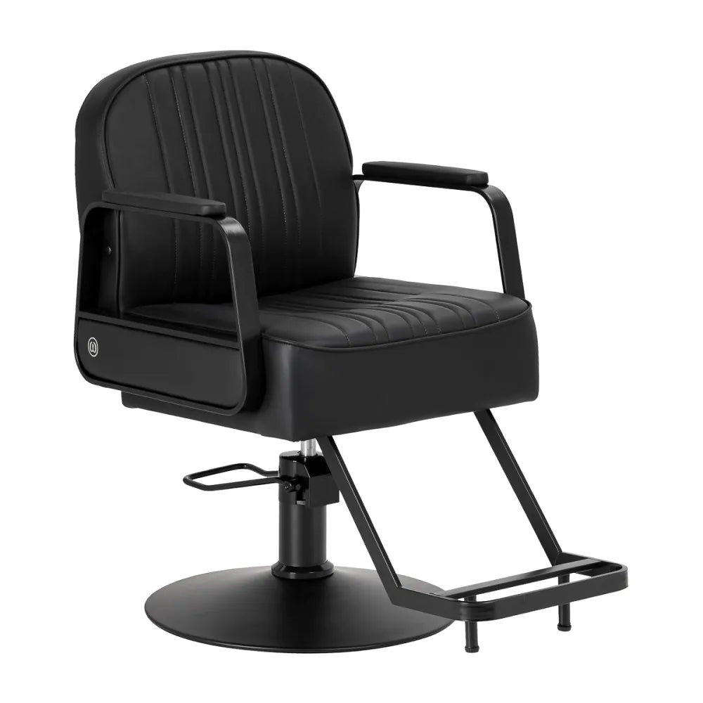 Frisörstol Omega Luna – Hydraulisk med Industriell Design