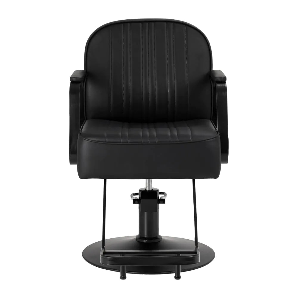 Frisörstol Omega Luna – Hydraulisk med Industriell Design