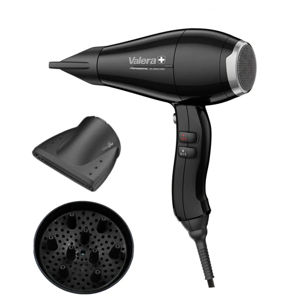 Valera 8600 Ionic Rotocord Hårtork – Svart