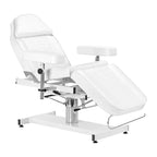 Sillon A 210DH hydraulisk kosmetikstol med vagga, vit