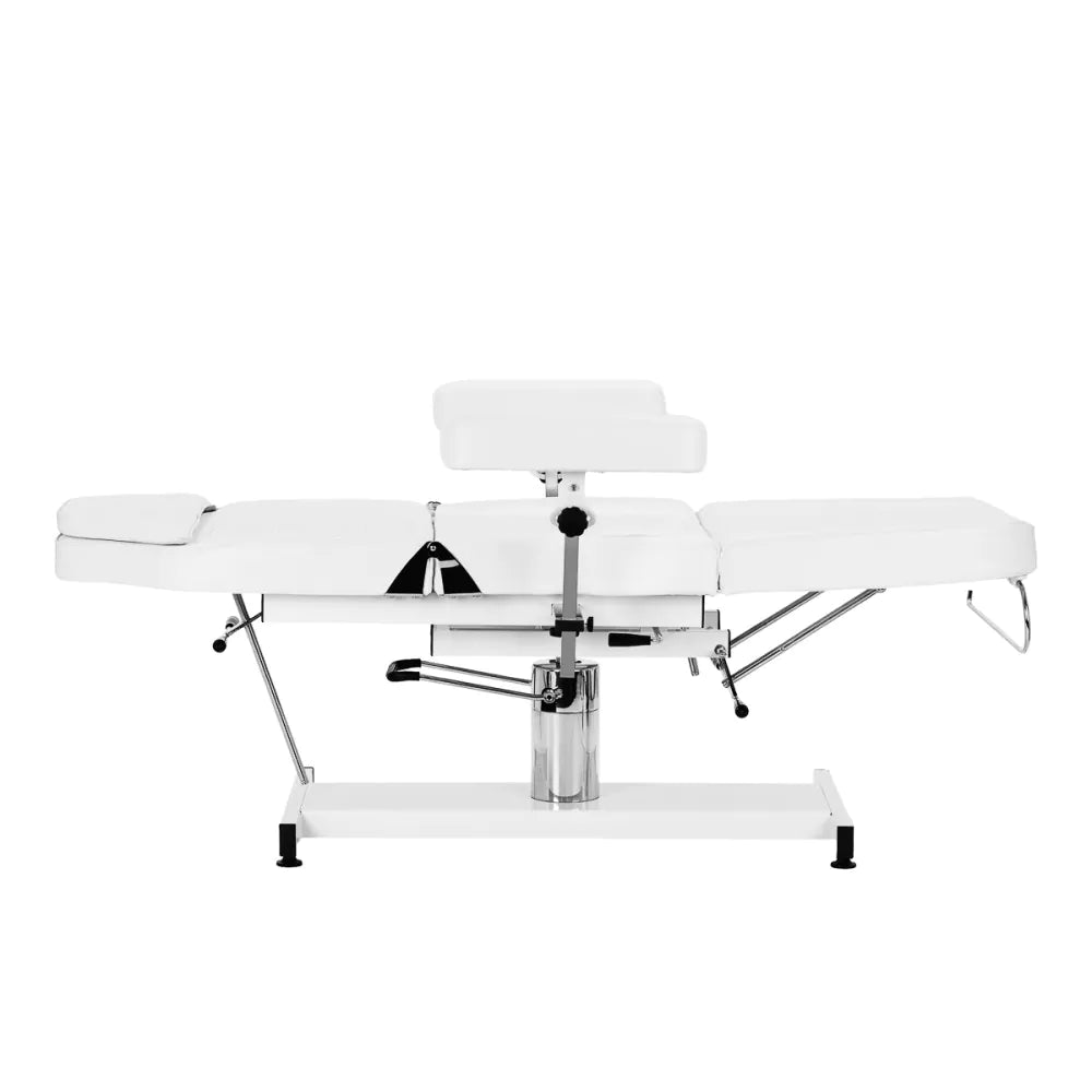 Sillon A 210DH hydraulisk kosmetikstol med vagga, vit