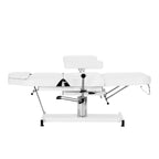 Sillon A 210DH hydraulisk kosmetikstol med vagga, vit