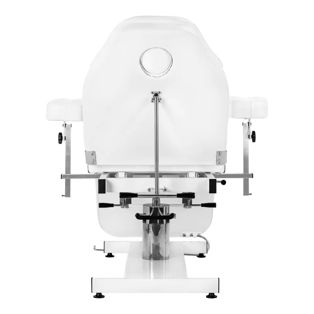 Sillon A 210DH hydraulisk kosmetikstol med vagga, vit