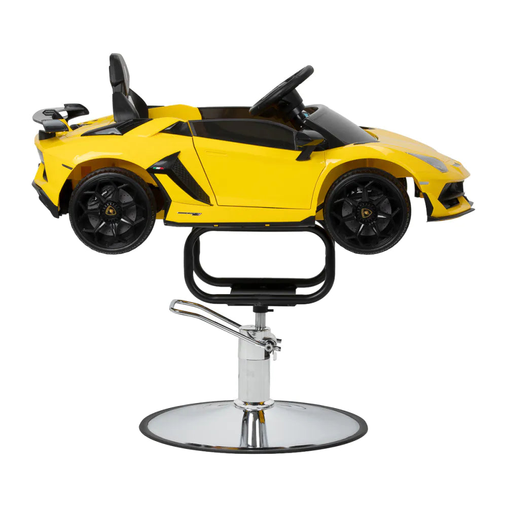 Gabbiano Lamborghini Barnfrisörstol – Gul Sportbil med Ljud, Ljus & Bluetooth