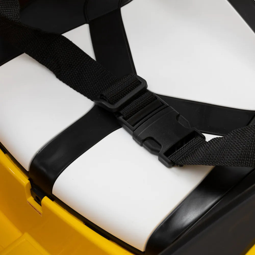 Gabbiano Lamborghini Barnfrisörstol – Gul Sportbil med Ljud, Ljus & Bluetooth
