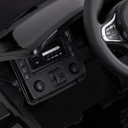 Gabbiano BMW Barnfrisörstol – Svart Bil med Ljud, Ljus & Bluetooth