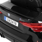 Gabbiano BMW Barnfrisörstol – Svart Bil med Ljud, Ljus & Bluetooth