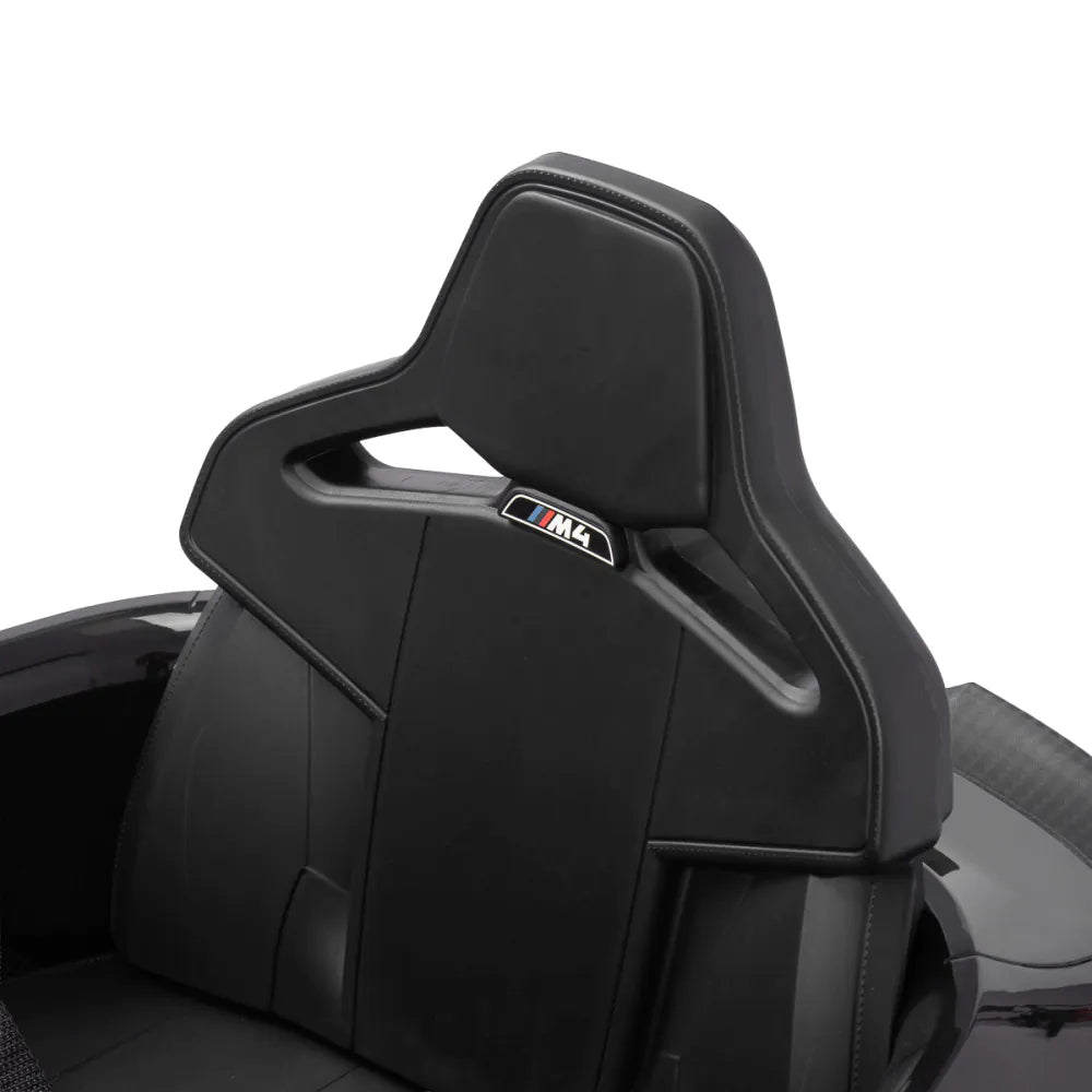 Gabbiano BMW Barnfrisörstol – Svart Bil med Ljud, Ljus & Bluetooth