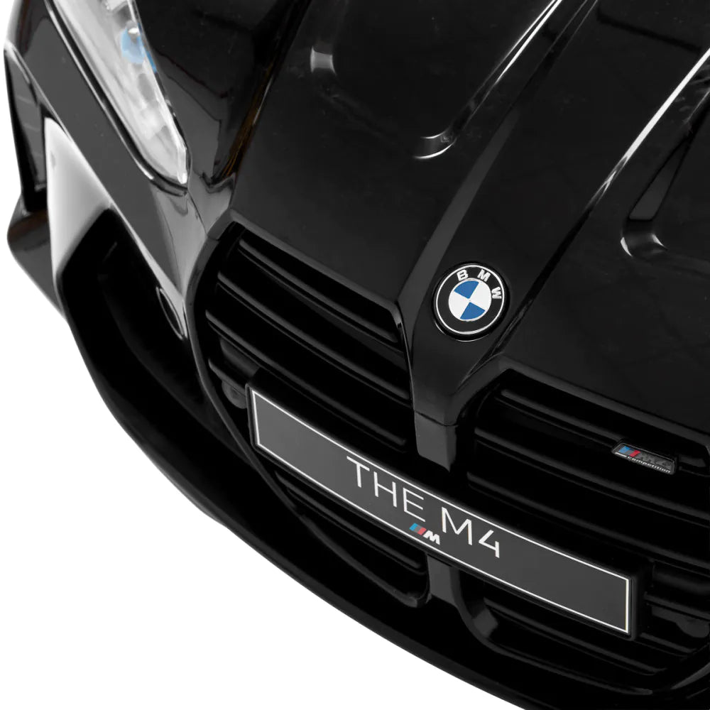 Gabbiano BMW Barnfrisörstol – Svart Bil med Ljud, Ljus & Bluetooth