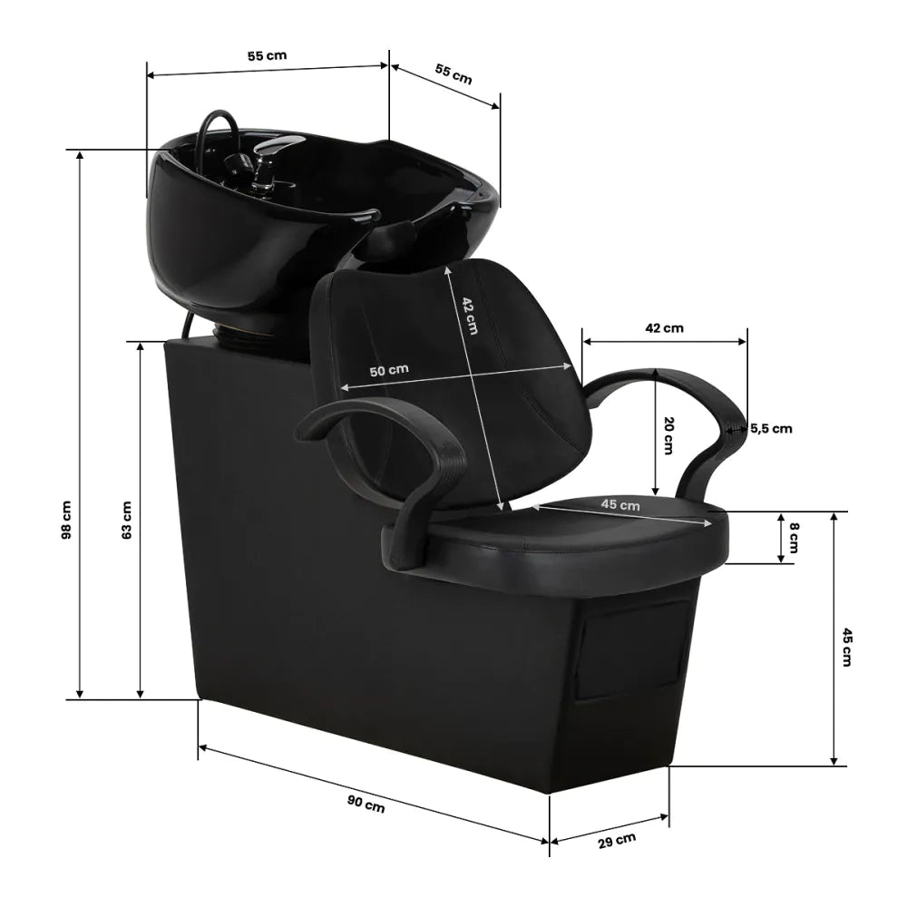 Schamponeringsstation Hair System Borneo