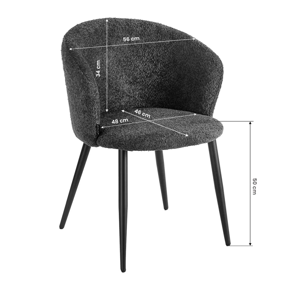4Rico Verso Stol – Svart Sherpa | Ergonomisk Fåtölj