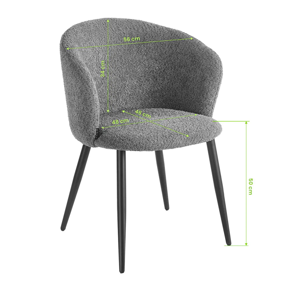 4Rico Verso Stol – Grå Sherpa | Ergonomisk Fåtölj