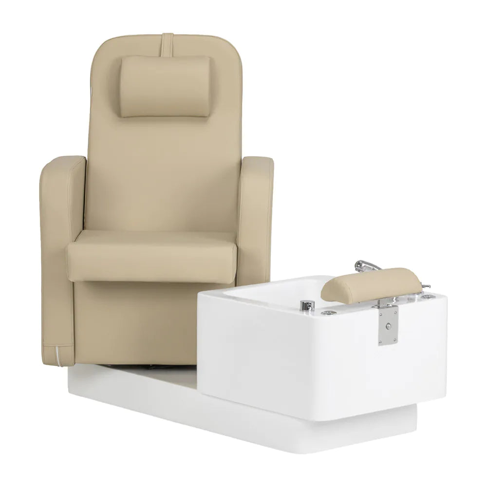 Sillon Elysia SPA Pedikyrstol – Komplett Pedikyrstation med Fotbad Beige