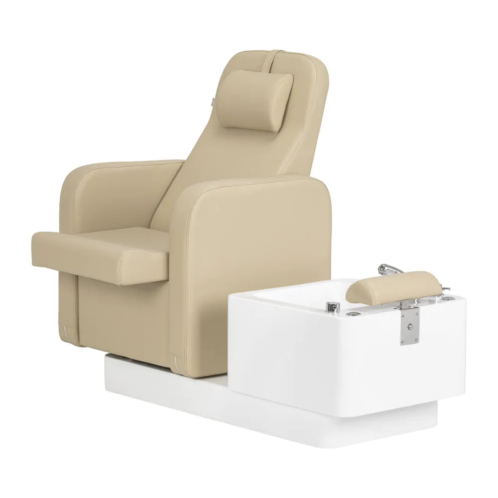 Sillon Elysia SPA Pedikyrstol – Komplett Pedikyrstation med Fotbad Beige