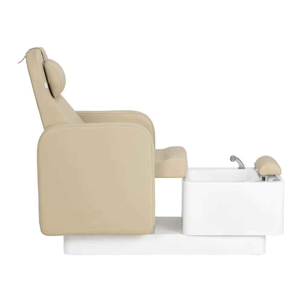Sillon Elysia SPA Pedikyrstol – Komplett Pedikyrstation med Fotbad Beige