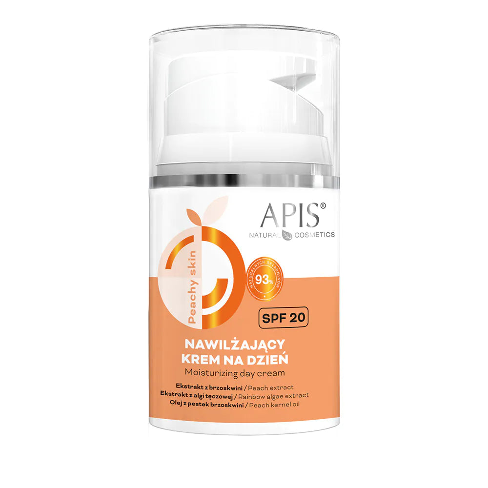 Apis PEACHY SKIN Återfuktande dagkräm SPF 20 50 ml