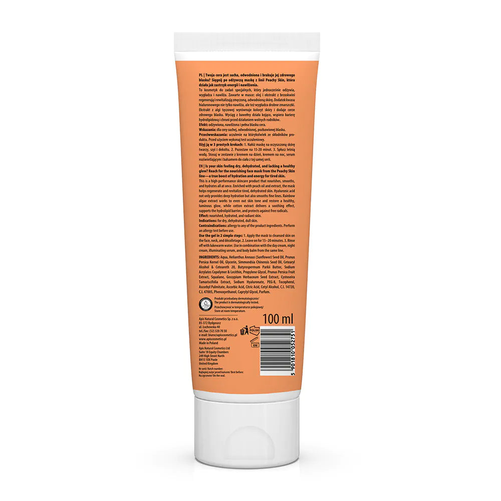 Apis PEACHY SKIN Närande ansiktsmask 100 ml