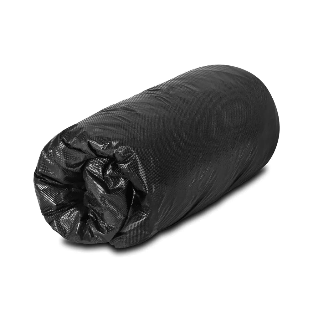 Svart engångslakan i plast