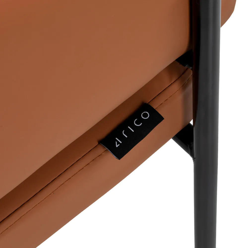 4Rico Novo Stol Brun – Fåtölj i Konstläder