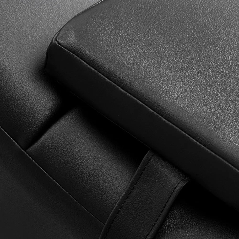 Sillon Alba behandlingssäng svart med mässing bas