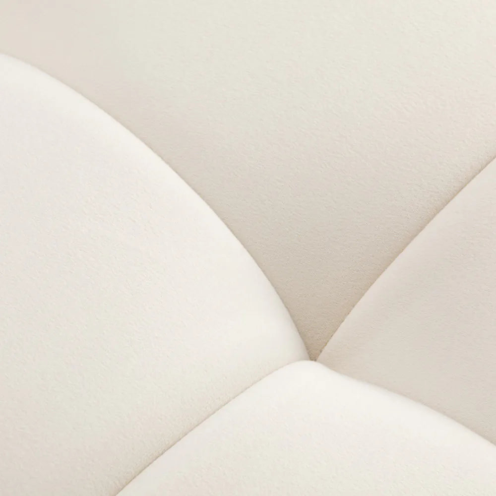 Sillon Umbra behandlingssäng vit med mässing bas