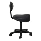 Ergonomisk Sadelstol med ryggstöd Svart 6001