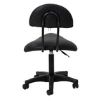 Ergonomisk Sadelstol med ryggstöd Svart 6001