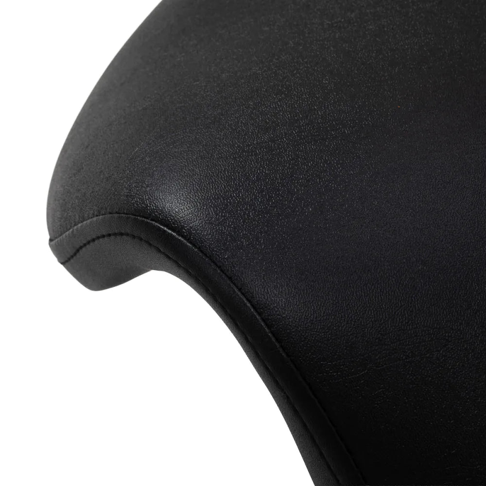 Ergonomisk Sadelstol med ryggstöd Svart 6001