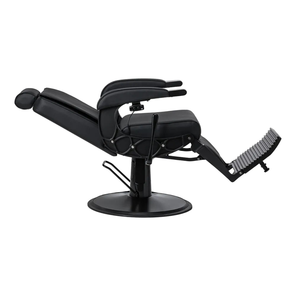 Barberstol Continental med massagefunktion, svart