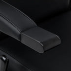 Barberstol Continental med massagefunktion, svart