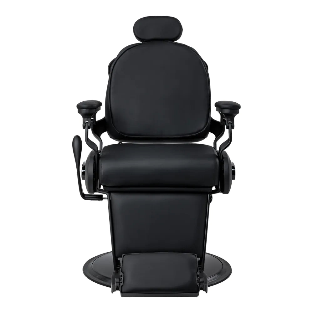 Barberstol Francesco med massagefunktion, svart