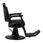 Barberstol Francesco med massagefunktion, svart