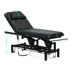 Azzurro 684A Elektrisk Massagebrits – 1 Motor, Svart