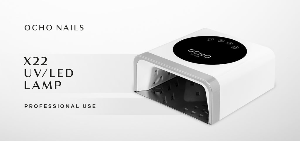 OCHO NAILS X22 72W Trådlös UV LED-lampa, vit